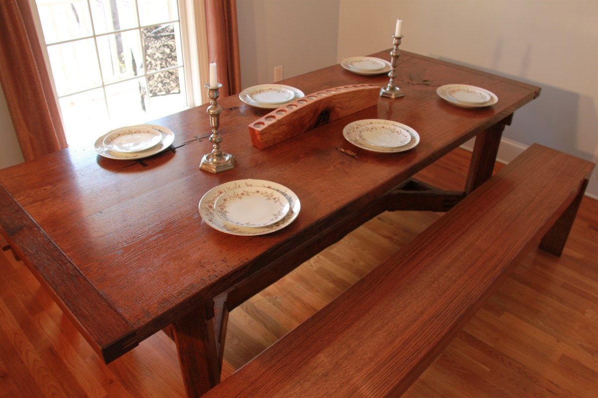 Dining Table – Traditional Hayrake | Eric McKenna Designs
